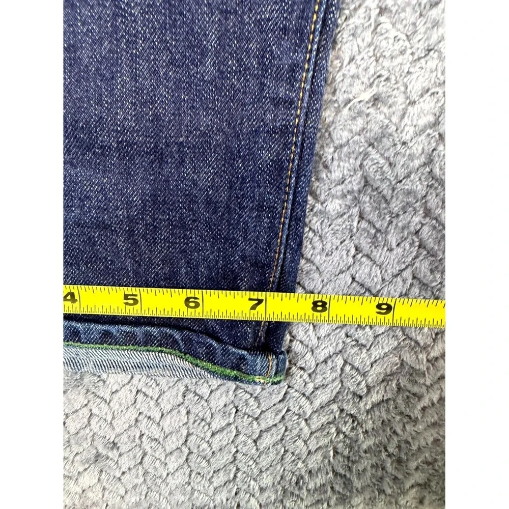 Sid Mashburn Jeans Mens 36x30 Blue Denim Cotton Dark Wash Mid Rise Straight Leg